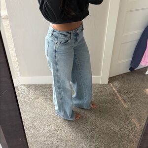 PAC Sun Light Blue Wide-Leg Jeans